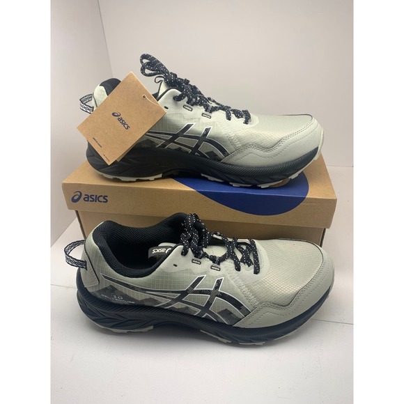 Asics Gel-Venture 10 Mens White Sage Black Trail Running Shoes 1011B967-021 9.5 - Picture 7 of 15